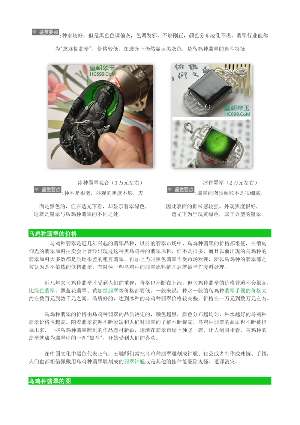 乌鸡种翡翠_X018-玉石珠宝鉴定教程最新合集_8、玉石翡翠鉴定与投资电子资料_赌石专题