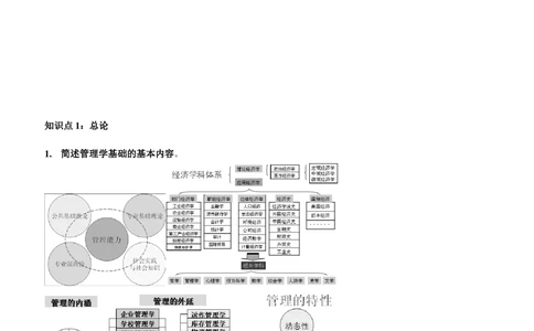 2-1-市场类专业知识点--管理学复习知识点讲义整理_三桶油_中国石油_中石油笔试(1)_3、中国石油招聘笔试知识点(5份）（专业知识部分）