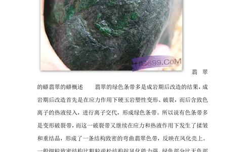 什么是翡翠的蟒_X018-玉石珠宝鉴定教程最新合集_8、玉石翡翠鉴定与投资电子资料_赌石专题