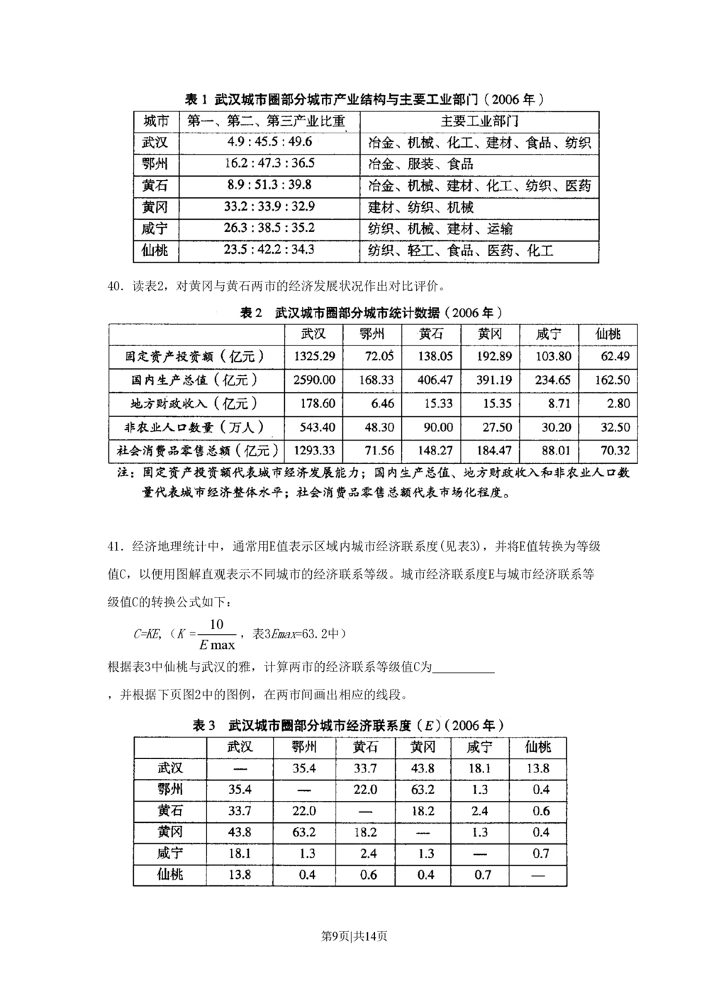 2008年高考地理试卷（上海）（空白卷）_地理历年高考真题_新&middot;PDF版2008-2025&middot;高考地理真题_地理（按年份分类）2008-2025_2008&middot;地理高考真题