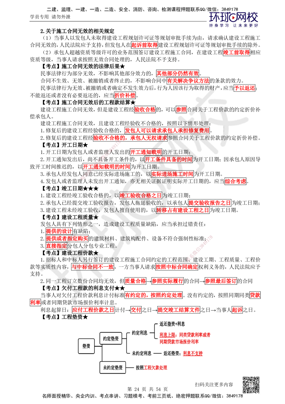 05.2025一建法规直播密训（全）_2026年一建法规_2025年一建法规SVIP_04-冲刺串讲✿考点强化✿小灶集训_16-法规《直播密训班》安国庆HQ_讲义