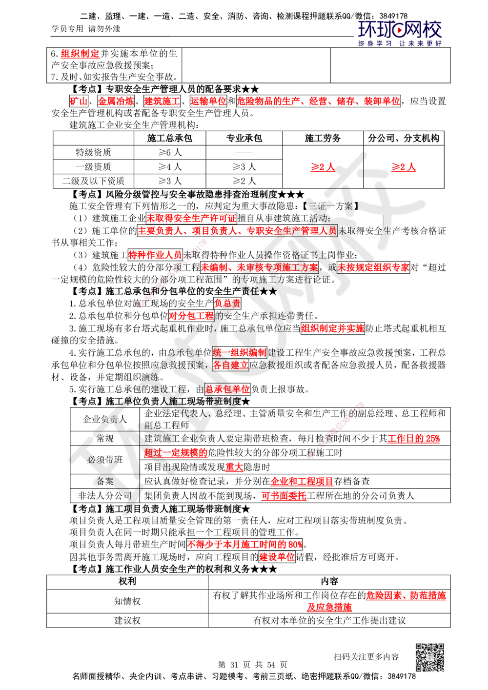 05.2025一建法规直播密训（全）_2026年一建法规_2025年一建法规SVIP_04-冲刺串讲✿考点强化✿小灶集训_16-法规《直播密训班》安国庆HQ_讲义