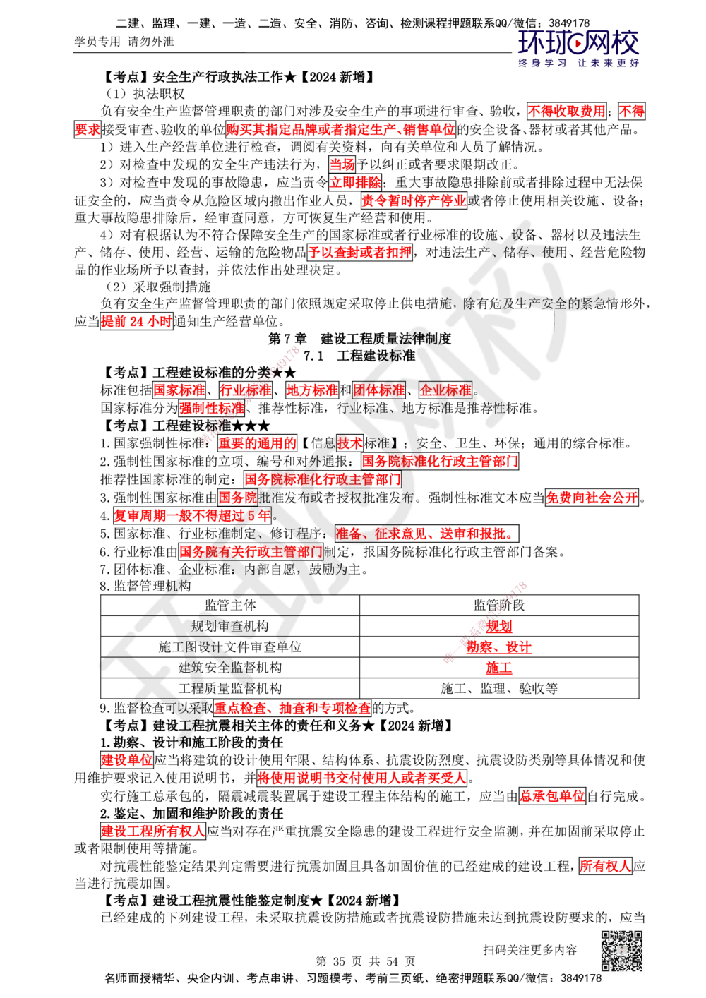 05.2025一建法规直播密训（全）_2026年一建法规_2025年一建法规SVIP_04-冲刺串讲✿考点强化✿小灶集训_16-法规《直播密训班》安国庆HQ_讲义