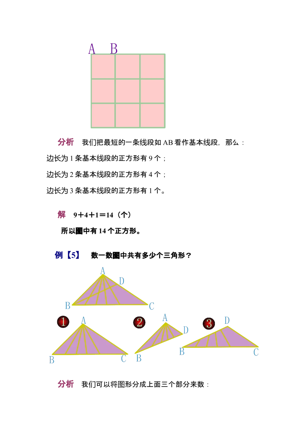 第八讲数图形_小学奥数举一反三1-6年级相关课程_奥数分专题题型与解题思路_小学奥数知识讲解