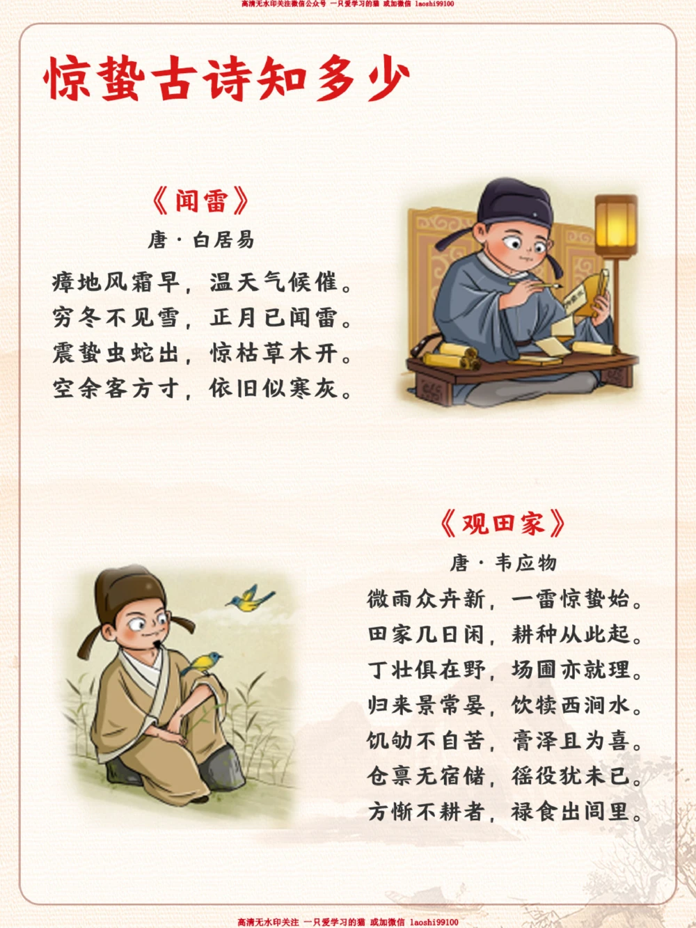 节气科普-惊蛰时节，春雷惊百虫！_2025抖音最火小学全科全年级资料大全集超完整版_小学常识VIP资源禁止外传