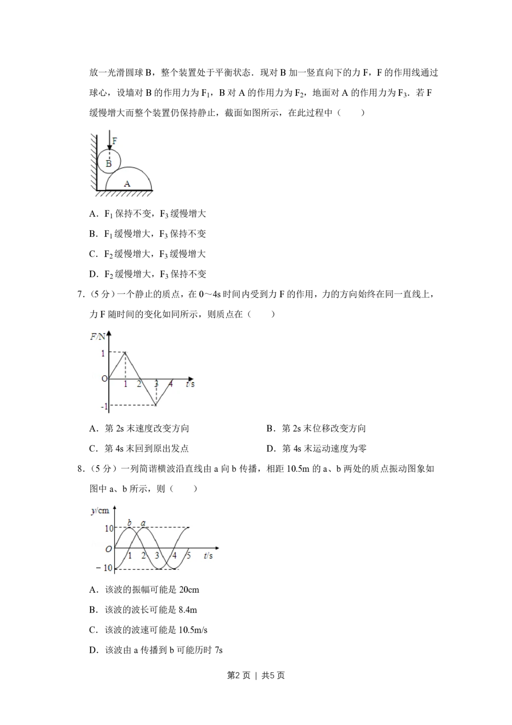 2008年高考物理真题（天津）（空白卷）_物理历年高考真题_新&middot;PDF版2008-2025&middot;高考物理真题_物理（按试卷类型分类）2008-2025_自主命题卷&middot;物理（2008-2025）_天津自主命题&middot;物理（2008-2024）
