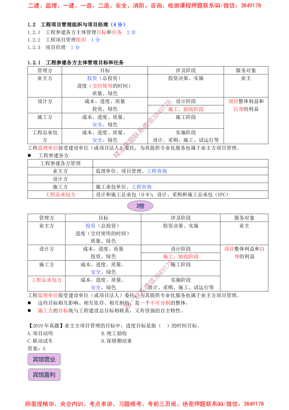 08-第1章-1.2.1-工程参建各方主体管理目标和任务_2026年一级建造师_2026年一建管理_2025年一建管理SVIP_02-基础精讲✿高端面授✿深度强化_17-管理《教材精讲班》金月SMR推荐