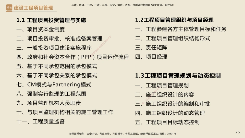 01.2025杨彬-精考速通-管理1_2026年一级建造师_2026年一建管理_2025年一建管理SVIP_02-基础精讲✿高端面授✿深度强化_22-管理《精考速通直播》杨彬HX_讲义
