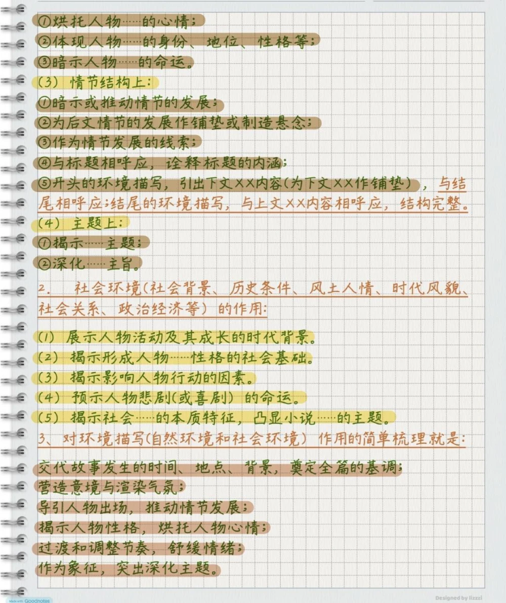 高中语文小说阅读理解万能答题公式，刷到了就代表你的语文成绩要好起来了，努力背熟#语文#每天学习一点点#阅读理解_中小学精品资料(高清可打印)_初中大全集高清资料整理版