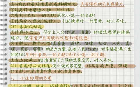 高中语文小说阅读理解万能答题公式，刷到了就代表你的语文成绩要好起来了，努力背熟#语文#每天学习一点点#阅读理解_中小学精品资料(高清可打印)_初中大全集高清资料整理版