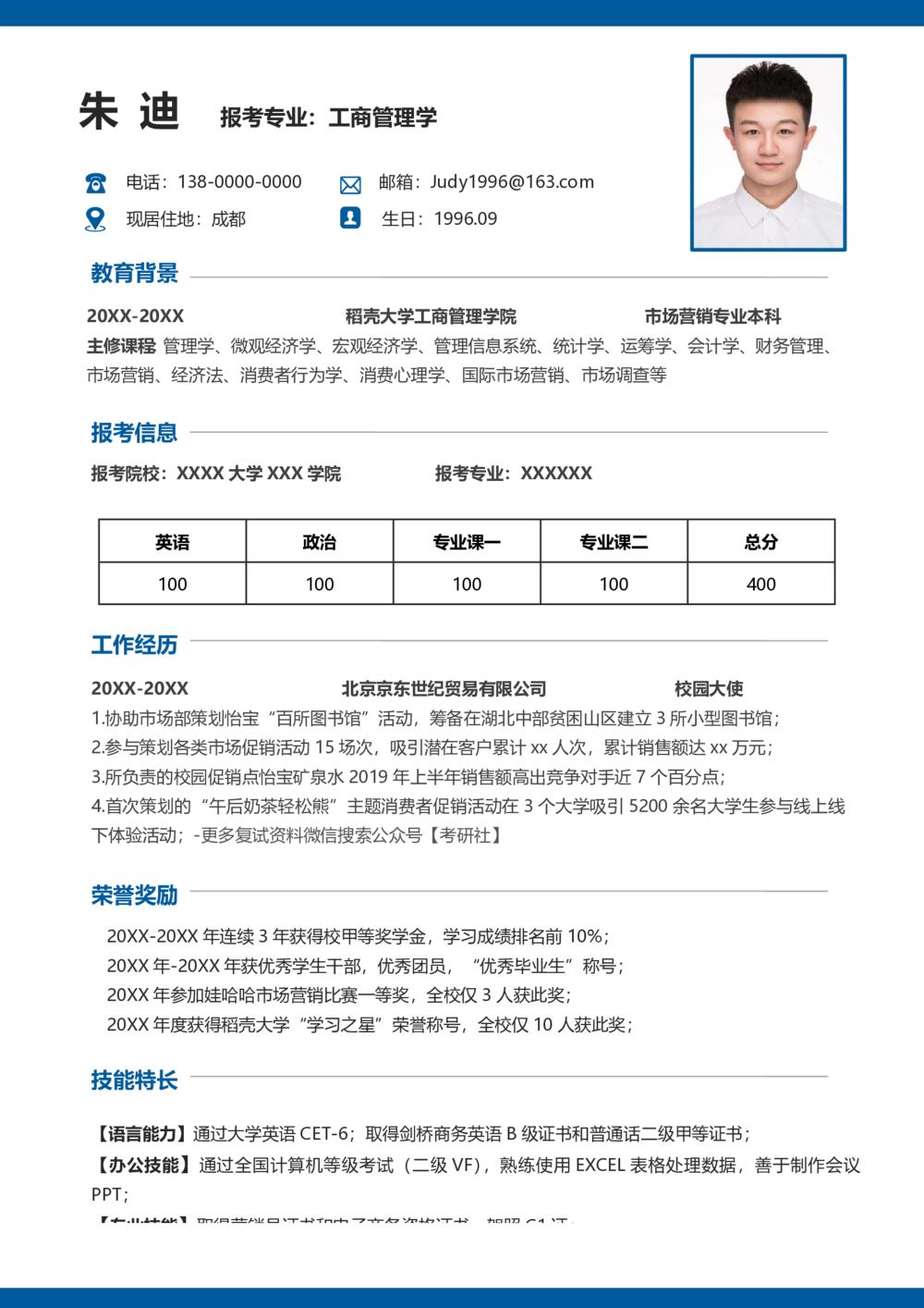 工商管理类_26考研复试_10考研复试资料25_2025考研复试简历124款_按专业分类