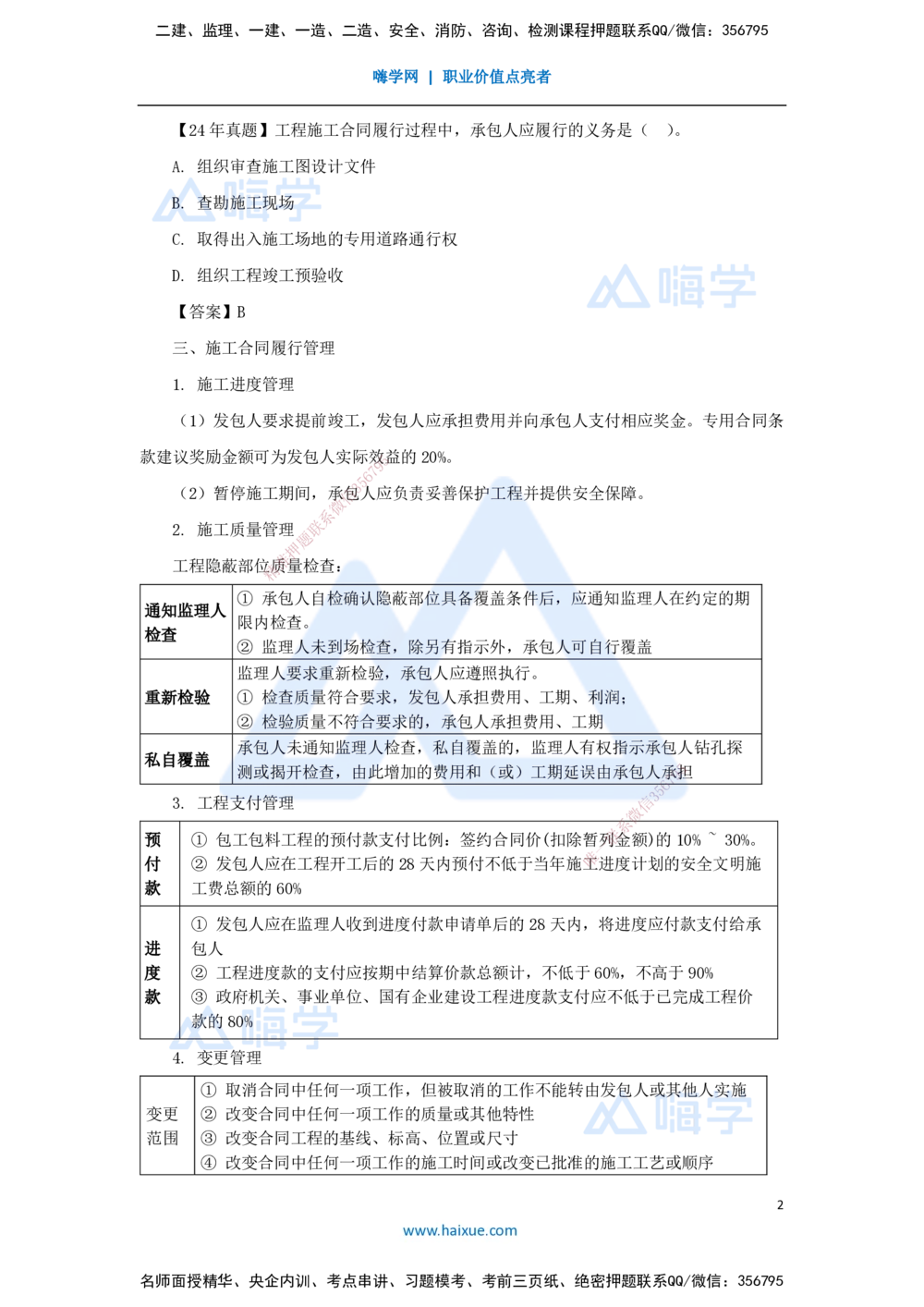 09.2025杨彬-考前拔分速成-第3章（2）3.2工程合同管理_2026年一级建造师_2026年一建管理_2025年一建管理SVIP_04-冲刺串讲✿考点强化✿小灶集训_19-管理《考前拔分速成》杨彬HX_讲义