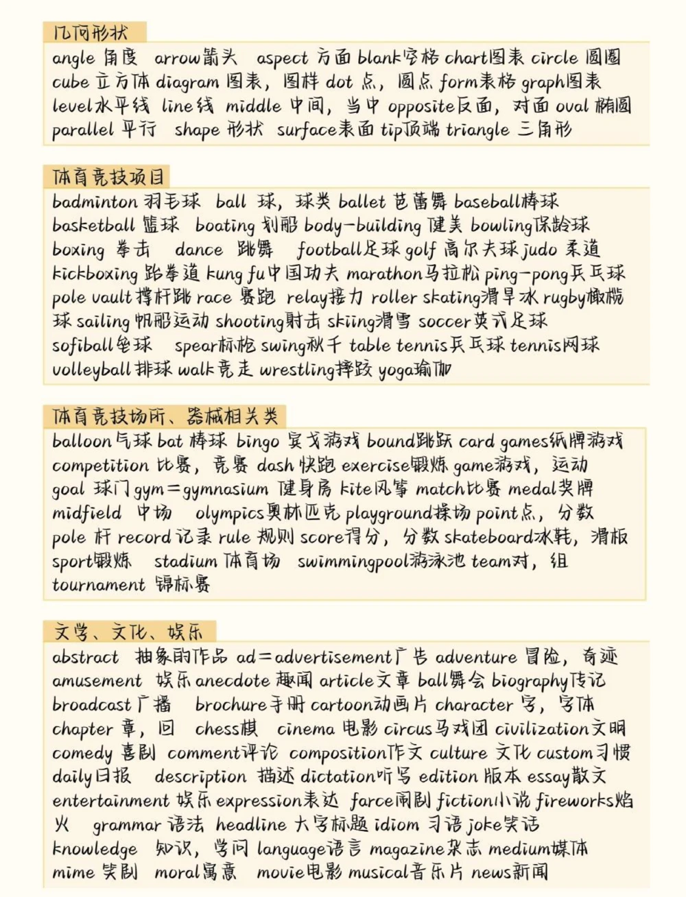 高中英语3500词汇分类记忆，背完你的英语就真的厉害了#英语#英语没那么难#英语单词#图文伙伴计划#抖音图文来了_中小学精品资料(高清可打印)_初中大全集高清资料整理版