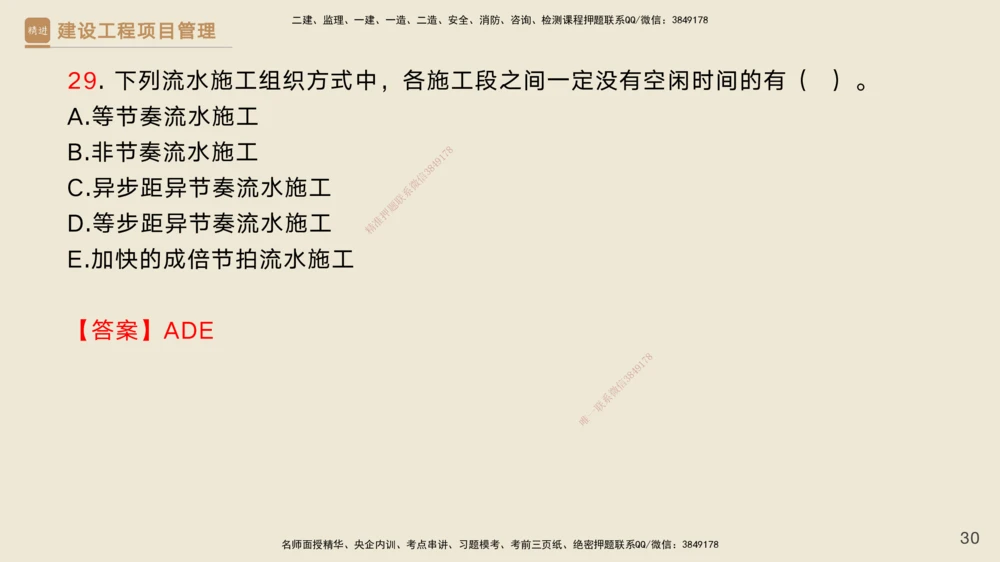 04.2025黄雨诗-精考速通-管理3（带练）_2026年一级建造师_2026年一建管理_2025年一建管理SVIP_03-习题精析✿实战特训✿模考通关_03-管理《精考速通带练》黄雨诗HX_讲义