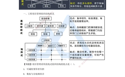 03.2025杨彬-考前拔分速成-第1章（2）1.2工程项目管理组织与项目经理_2026年一级建造师_2026年一建管理_2025年一建管理SVIP_04-冲刺串讲✿考点强化✿小灶集训_讲义
