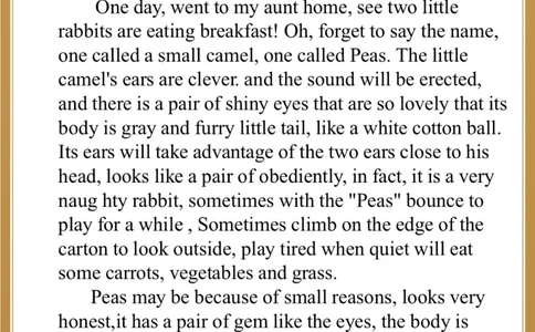 英语作文&ldquo;兔&rdquo;作文怎么写？1～6年级收藏_中小学精品资料(高清可打印)_高中大全集高清资料整理版