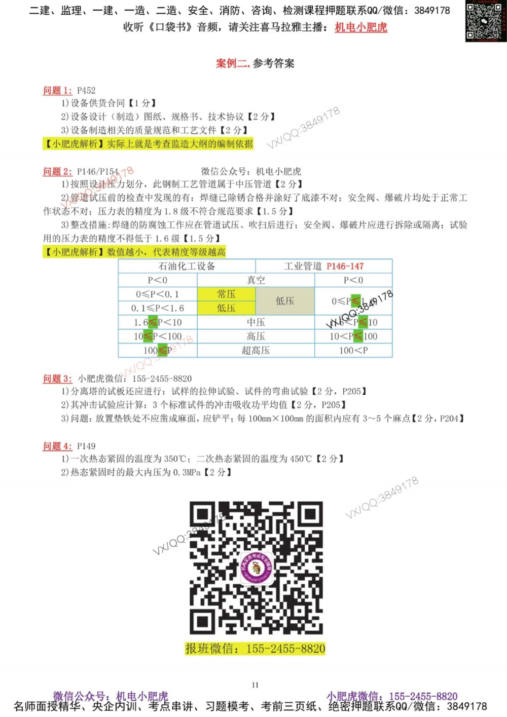01-考前自测卷（一）_2026年一级建造师_2026年一建机电_2025年一建机电SVIP_04-冲刺串讲✿考点强化✿小灶集训_17-机电《案例百题斩》小肥虎SMR_考前测试卷