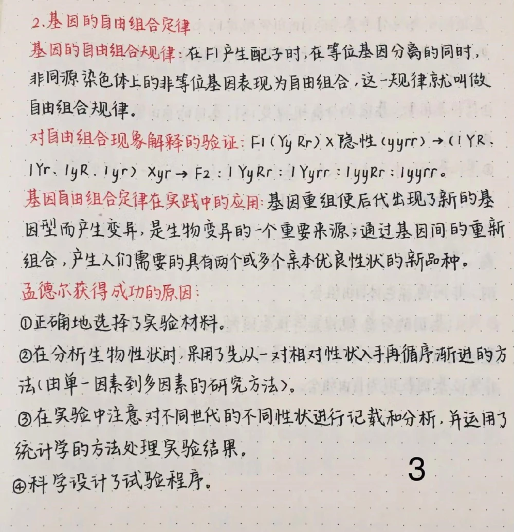 高中生物遗传知识总结，这部分知识比较重要，要牢记#高中生物#生物#每天学习一点点_中小学精品资料(高清可打印)_初中大全集高清资料整理版
