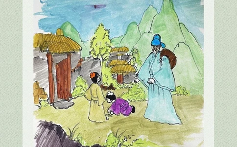 看画猜诗是久别回乡的诗人一枚呀～_中小学精品资料(高清可打印)_古诗词大全集281份高清资料整理版