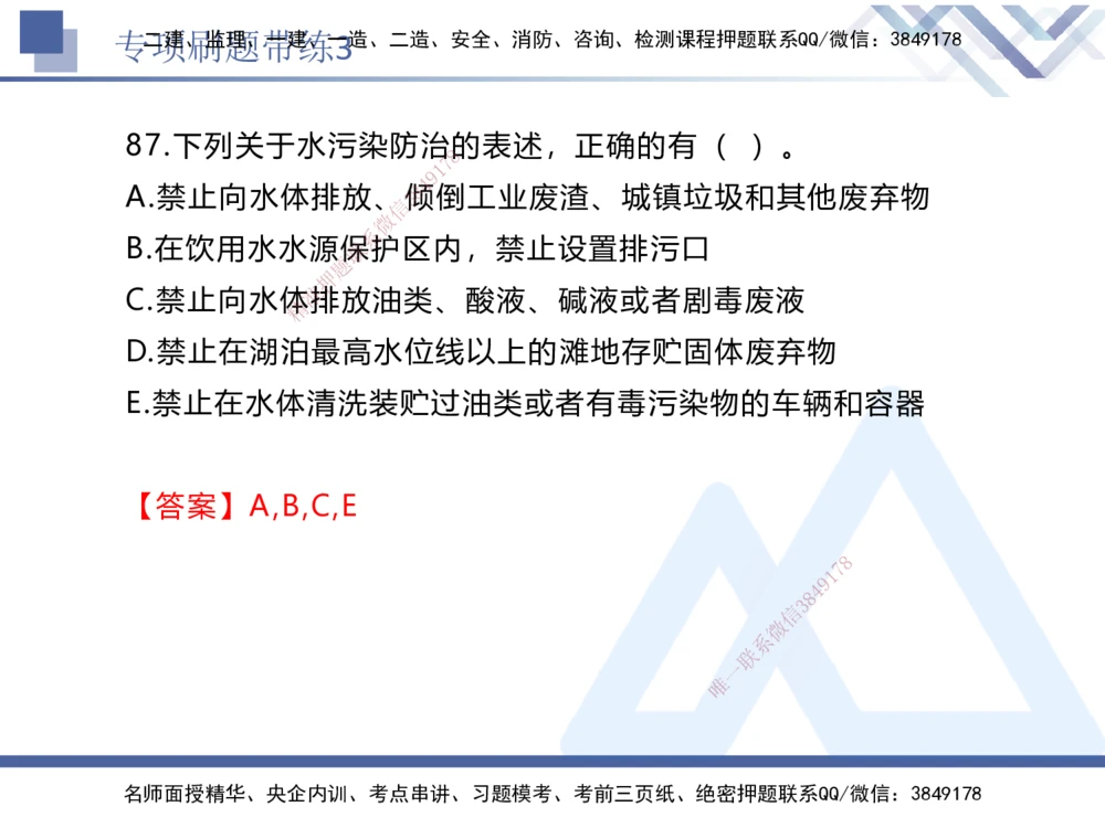 03.2025张峰-专项刷题带练-法规3_2026年一建法规_2025年一建法规SVIP_03-习题精析✿实战特训✿模考通关_36-法规《专项刷题带练》张峰HX_讲义