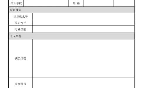 5，当年所用简历模板_26考研复试_10考研复试资料25_考研经典面试系列（复试技巧调剂指导口语指导自我介绍导师模板）_01.复试联系导师及简历模板_04.当年所用简历模板