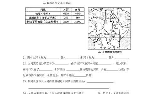 2008年高考地理试卷（上海）（解析卷）_地理历年高考真题_新&middot;PDF版2008-2025&middot;高考地理真题_地理（按省份分类）2008-2025_2008-2021,2024-2025&middot;（上海）地理高考真题