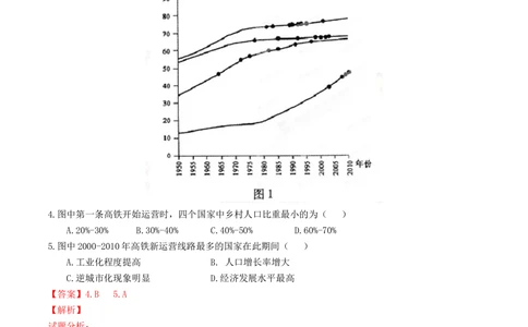 2015年高考地理试卷（重庆）（解析卷）_历年高考真题合集_地理历年高考真题_新&middot;Word版2008-2025&middot;高考地理真题_地理（按省份分类）2008-2025_2012-2024&middot;（重庆）地理高考真题