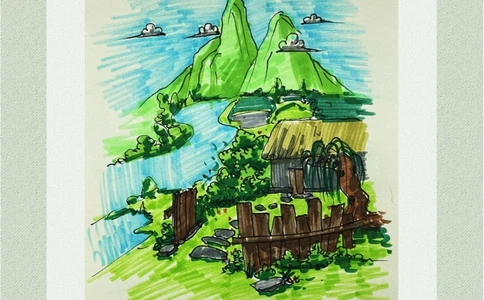 看画猜诗住在这里一定很自在吧~_中小学精品资料(高清可打印)_古诗词大全集281份高清资料整理版