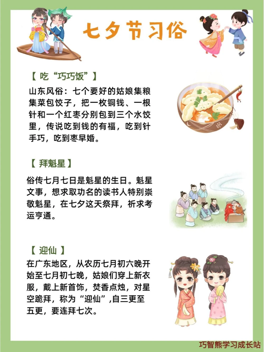 给孩子的传统节日习俗科普&mdash;七夕节_中小学精品资料(高清可打印)_古文化大全集628份高清资料整理版