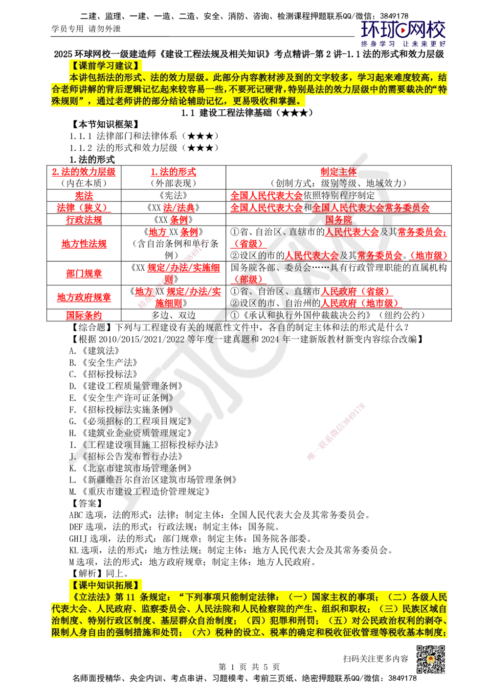 02.第2讲-11法的形式和效力层级_2026年一建法规_2025年一建法规SVIP_02-基础精讲✿高端面授✿深度强化_21-法规《考点精讲班》王丽雪、安国庆HQ_王丽雪
