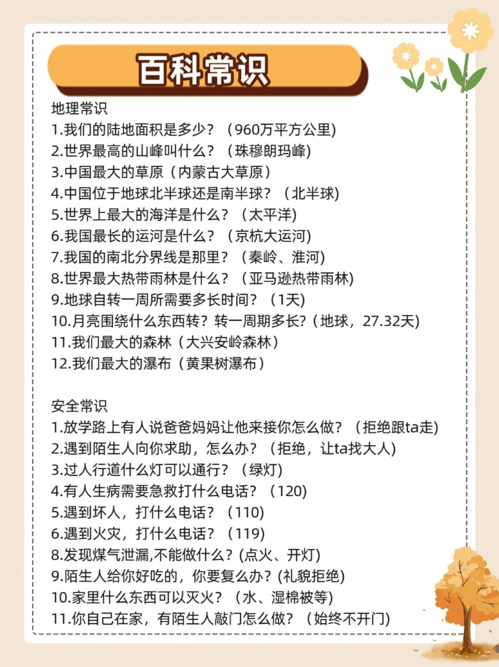 百科常识，值得学习哦！_中小学精品资料(高清可打印)_百科知识大全集312份高清资料整理版