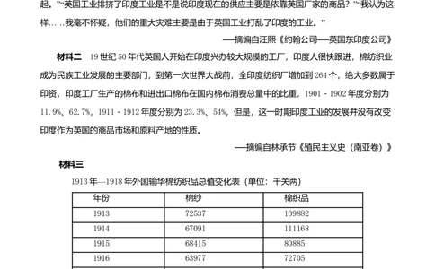2008年高考历史试卷（四川）（空白卷）_历史历年高考真题_新&middot;Word版2008-2025&middot;高考历史真题_历史（按省份分类）2008-2025_2008-2025&middot;（四川）历史高考真题