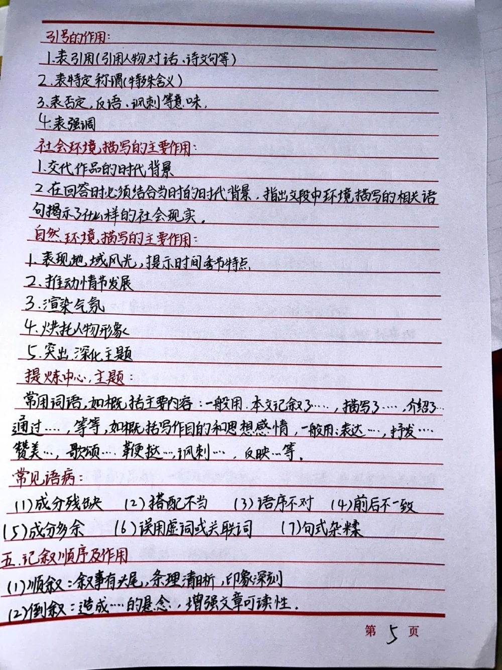 高中语文阅读理解答题技巧，努力背熟#语文#知识点总结#每天学习一点点_中小学精品资料(高清可打印)_初中大全集高清资料整理版