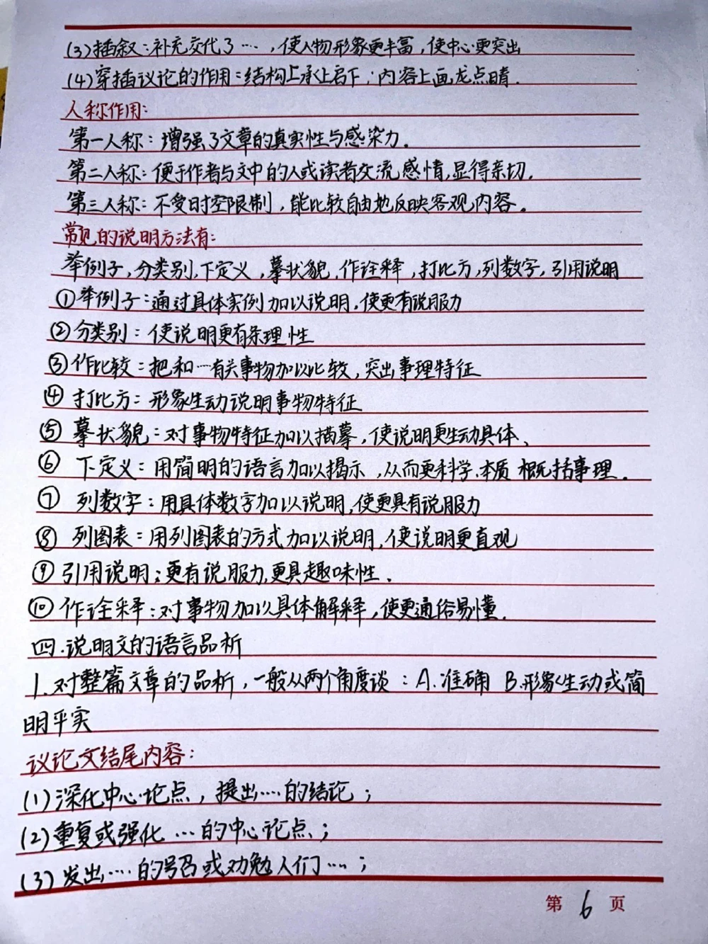 高中语文阅读理解答题技巧，努力背熟#语文#知识点总结#每天学习一点点_中小学精品资料(高清可打印)_初中大全集高清资料整理版