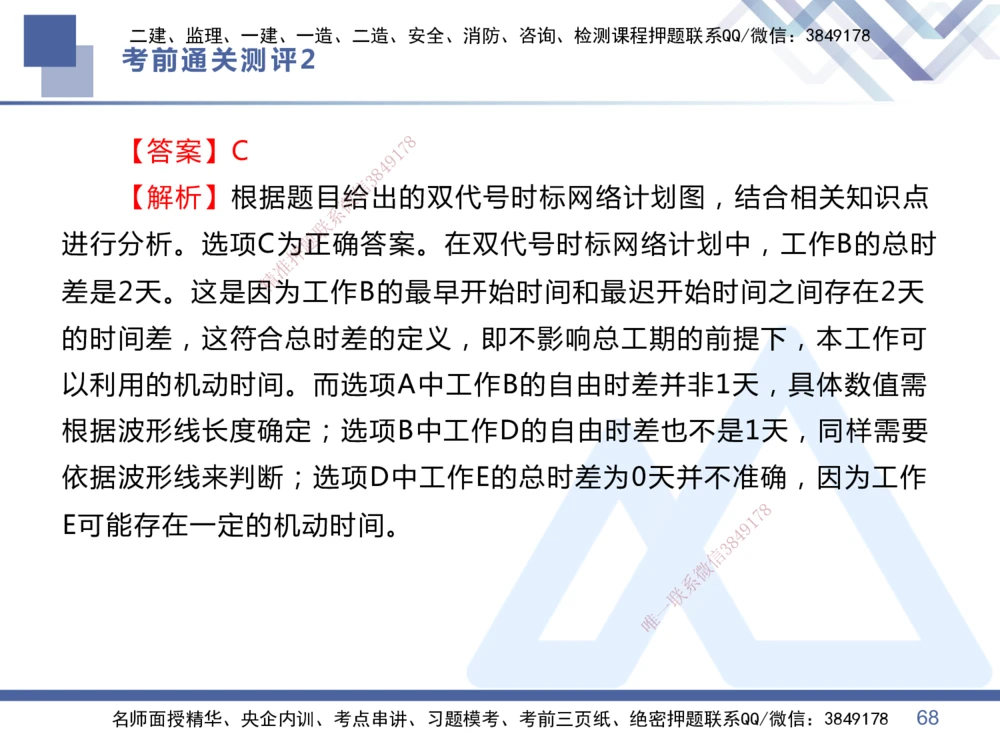02.2025王晓丹-考前通关测评-管理2_2026年一级建造师_2026年一建管理_2025年一建管理SVIP_04-冲刺串讲✿考点强化✿小灶集训_40-管理《考前通关测评》王晓丹HX_讲义
