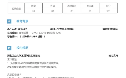 信息管理_26考研复试_复试真题、简历模板、补充资料（旧版资料）_考研复试简历124款_按专业分类