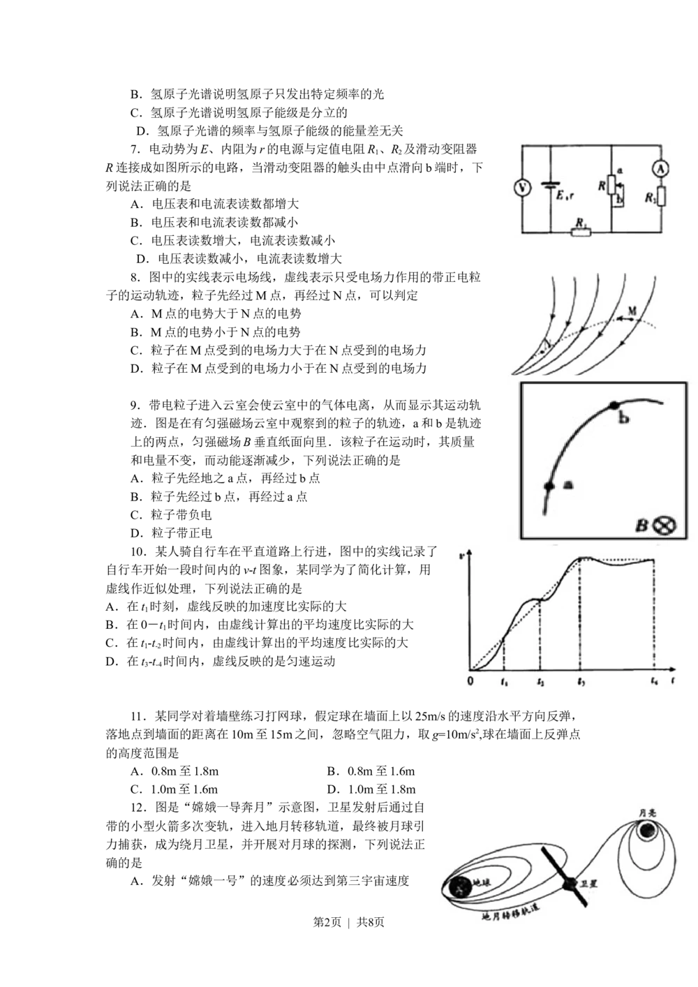 2008年高考物理试卷（广东）（空白卷）_物理历年高考真题_新&middot;Word版2008-2025&middot;高考物理真题_物理（按试卷类型分类）2008-2025_自主命题卷&middot;物理（2008-2025）
