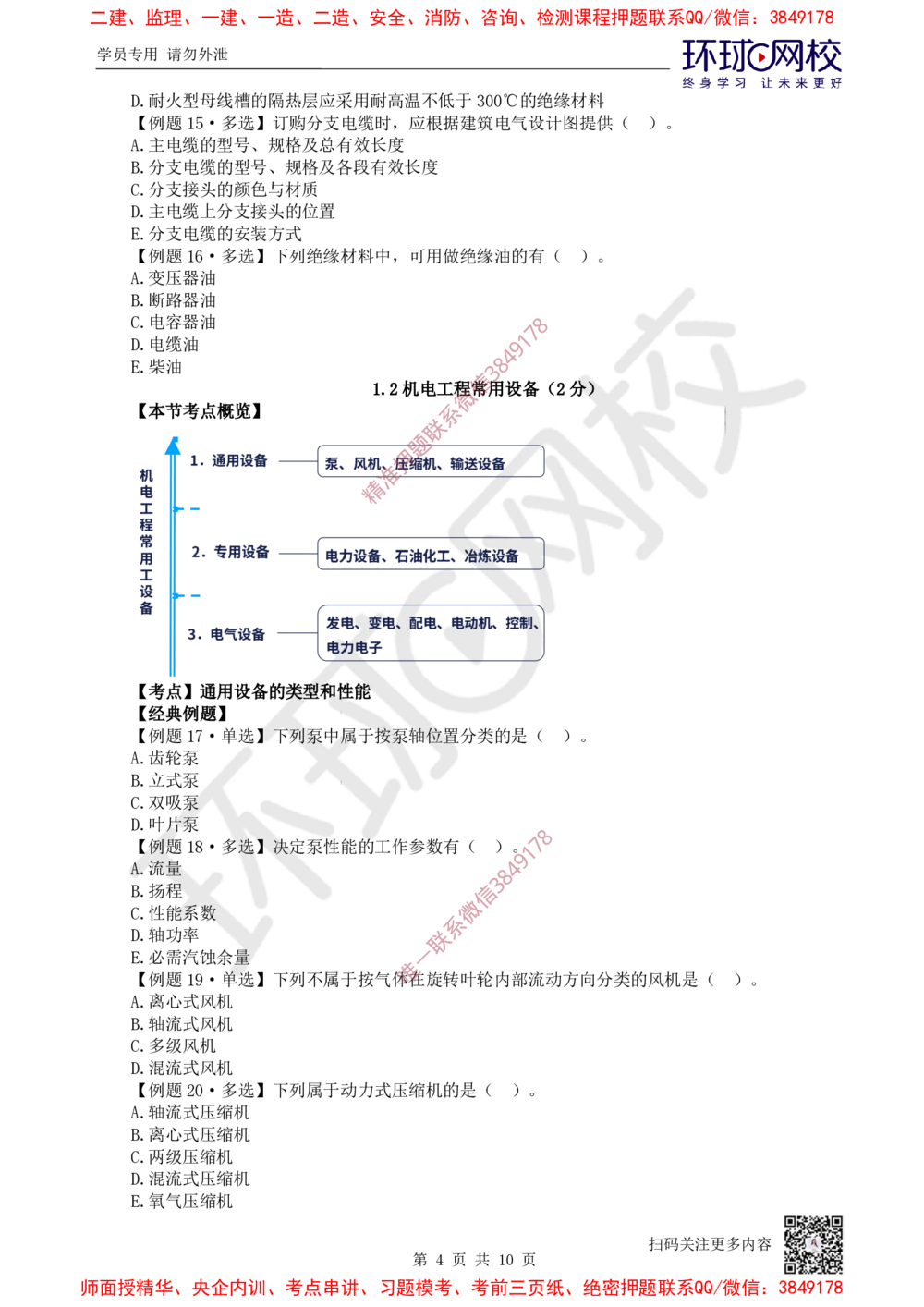 01.第1讲-第1章机电工程常用材料与设备_2026年一级建造师_2026年一建机电_2025年一建机电SVIP_03-习题精析✿实战特训✿模考通关_28-机电《精题必练班》赵金凤HQ