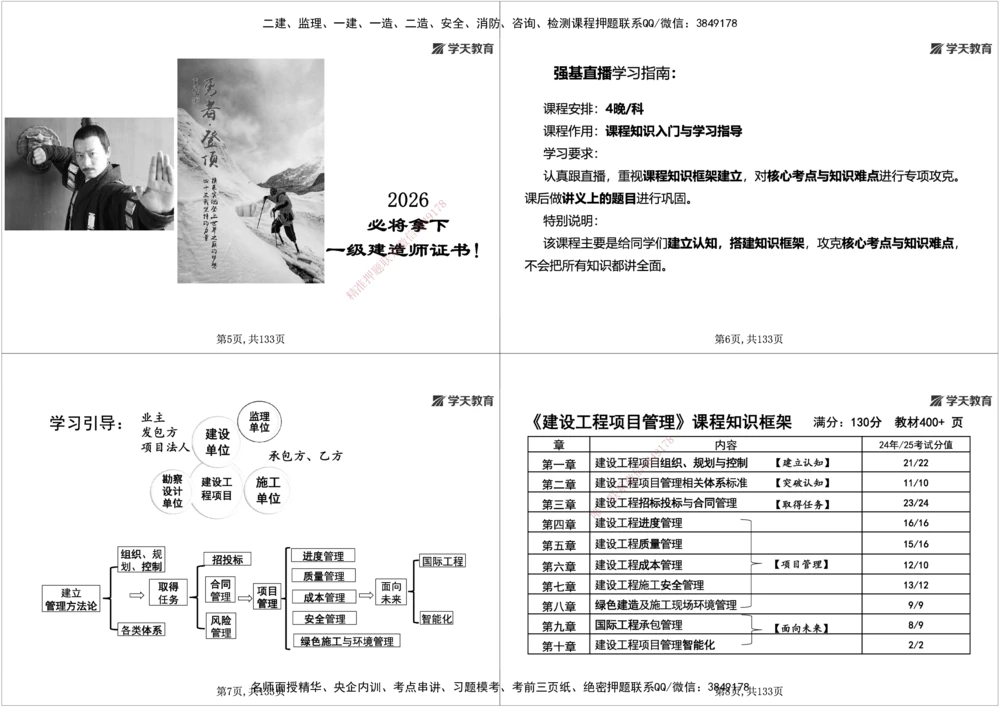 01.2026年一建《管理》强基特训-学员版(1)_2026年一级建造师_2026年一建管理_2026年一建管理SVIP_2026一建管理SVIP_03-习题精析✿实战特训✿模考通关_--配套讲义--_26