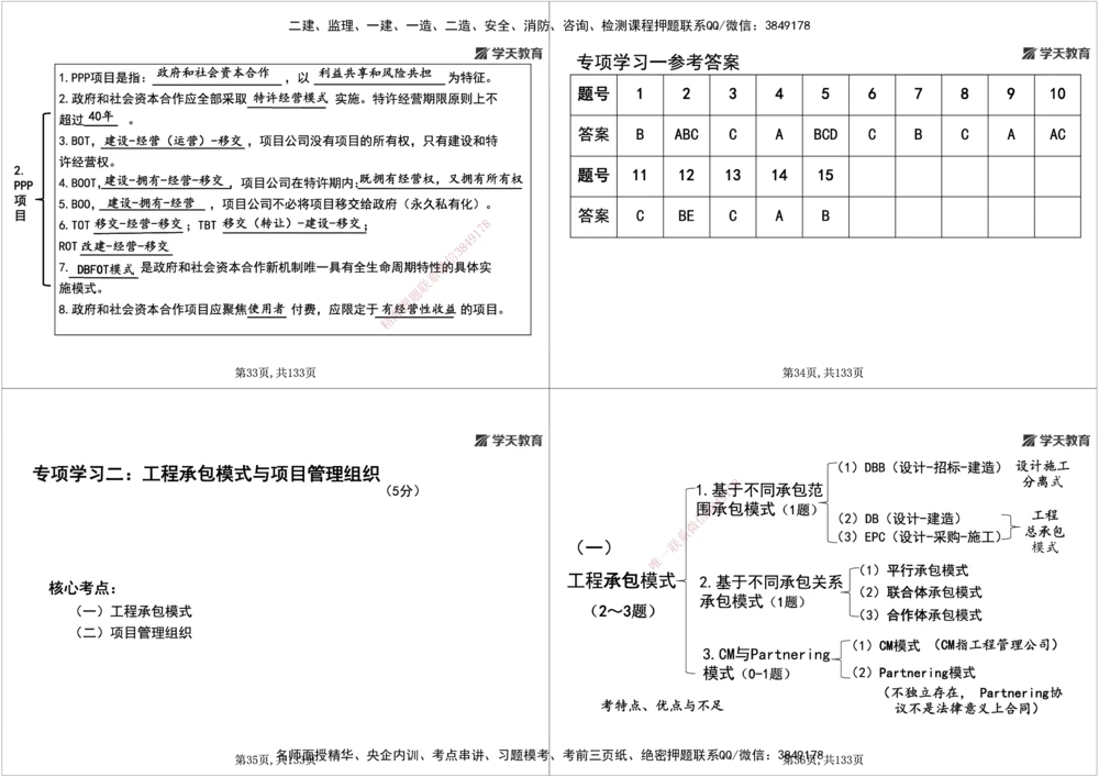 01.2026年一建《管理》强基特训-学员版(1)_2026年一级建造师_2026年一建管理_2026年一建管理SVIP_2026一建管理SVIP_03-习题精析✿实战特训✿模考通关_--配套讲义--_26
