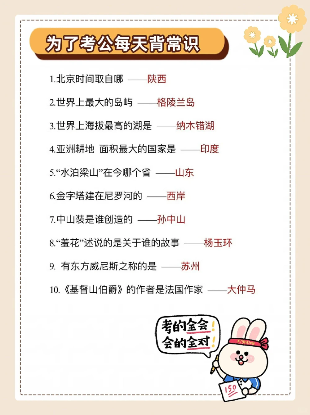 涨知识，常识每日一练!_中小学精品资料(高清可打印)_常识知识大全集140份高清资料整理版