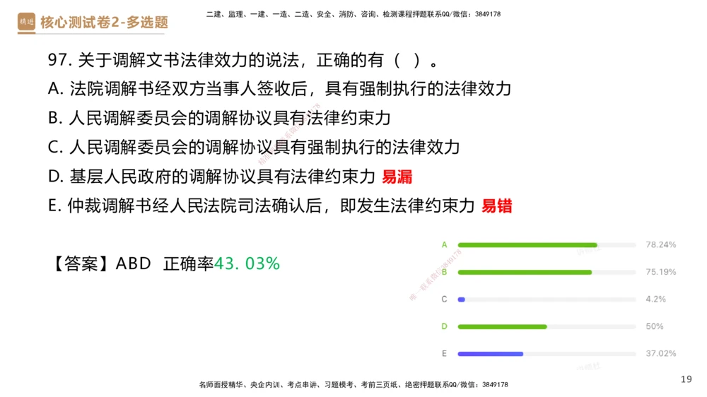 09.2025杜诗乐-精进测评-法规2_2026年一建法规_2025年一建法规SVIP_03-习题精析✿实战特训✿模考通关_05-法规《精考速通带练》张峰HX_讲义