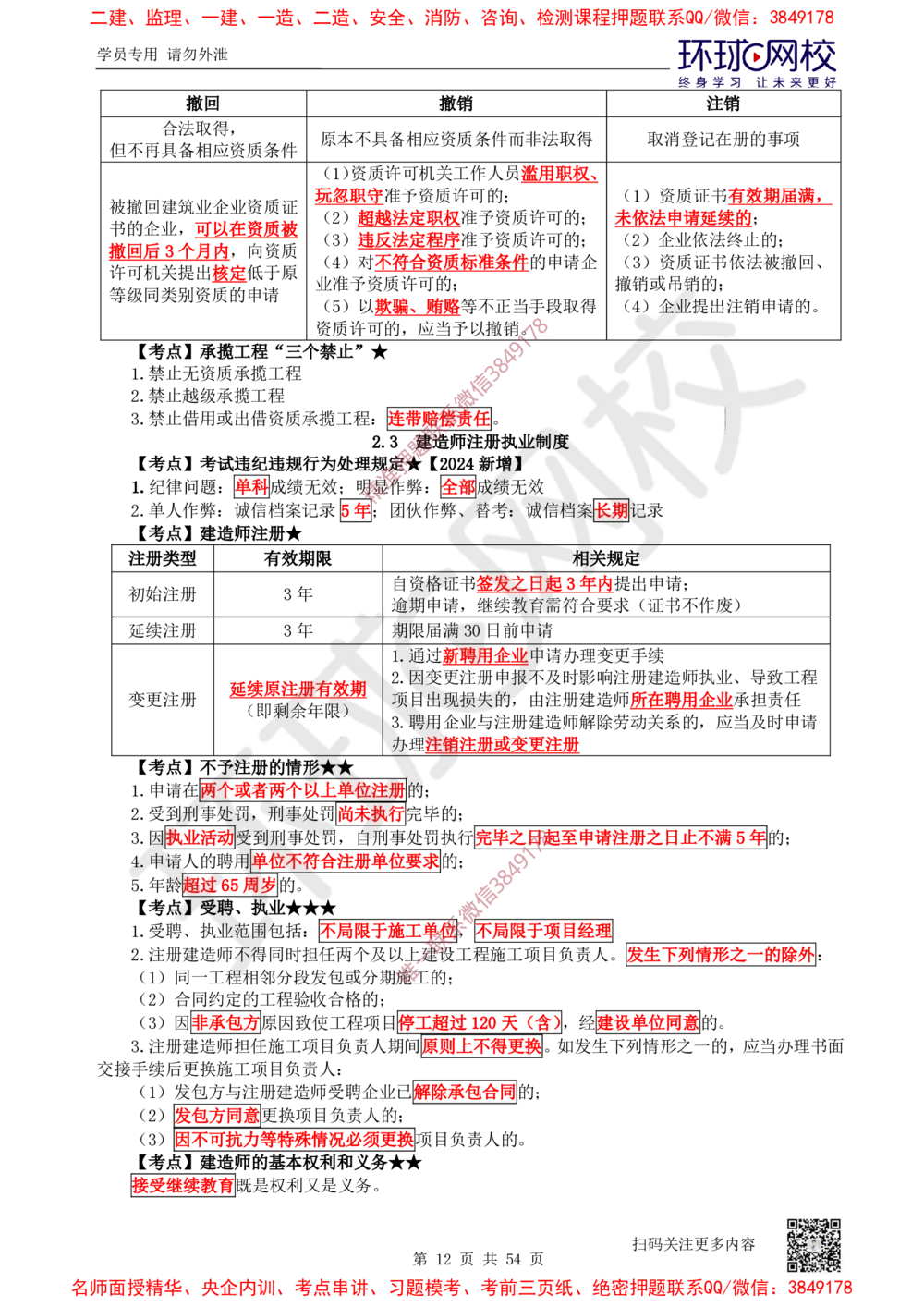 02.2025一建法规直播密训-（全）_2026年一建法规_2025年一建法规SVIP_04-冲刺串讲✿考点强化✿小灶集训_16-法规《直播密训班》安国庆HQ_讲义