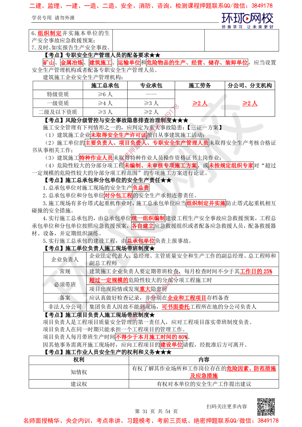 02.2025一建法规直播密训-（全）_2026年一建法规_2025年一建法规SVIP_04-冲刺串讲✿考点强化✿小灶集训_16-法规《直播密训班》安国庆HQ_讲义