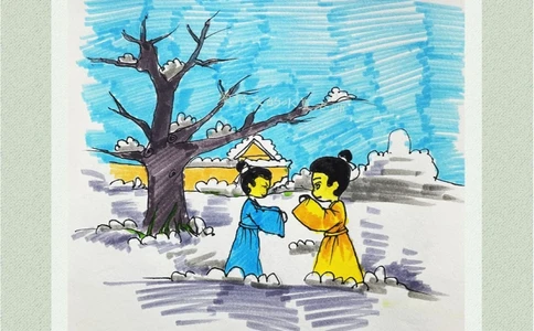 看画猜诗是一首别出心裁的送别诗_中小学精品资料(高清可打印)_古诗词大全集281份高清资料整理版