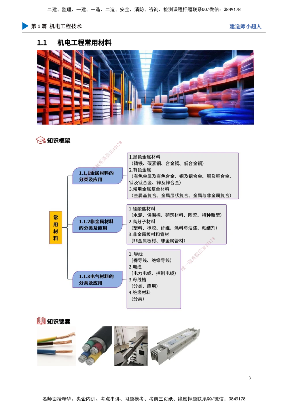 01.导学+常用材料_2026年一级建造师_2026年一建机电_2025年一建机电SVIP_02-基础精讲✿高端面授✿深度强化_21-机电《3D精讲班》小超人SMR推荐_讲义