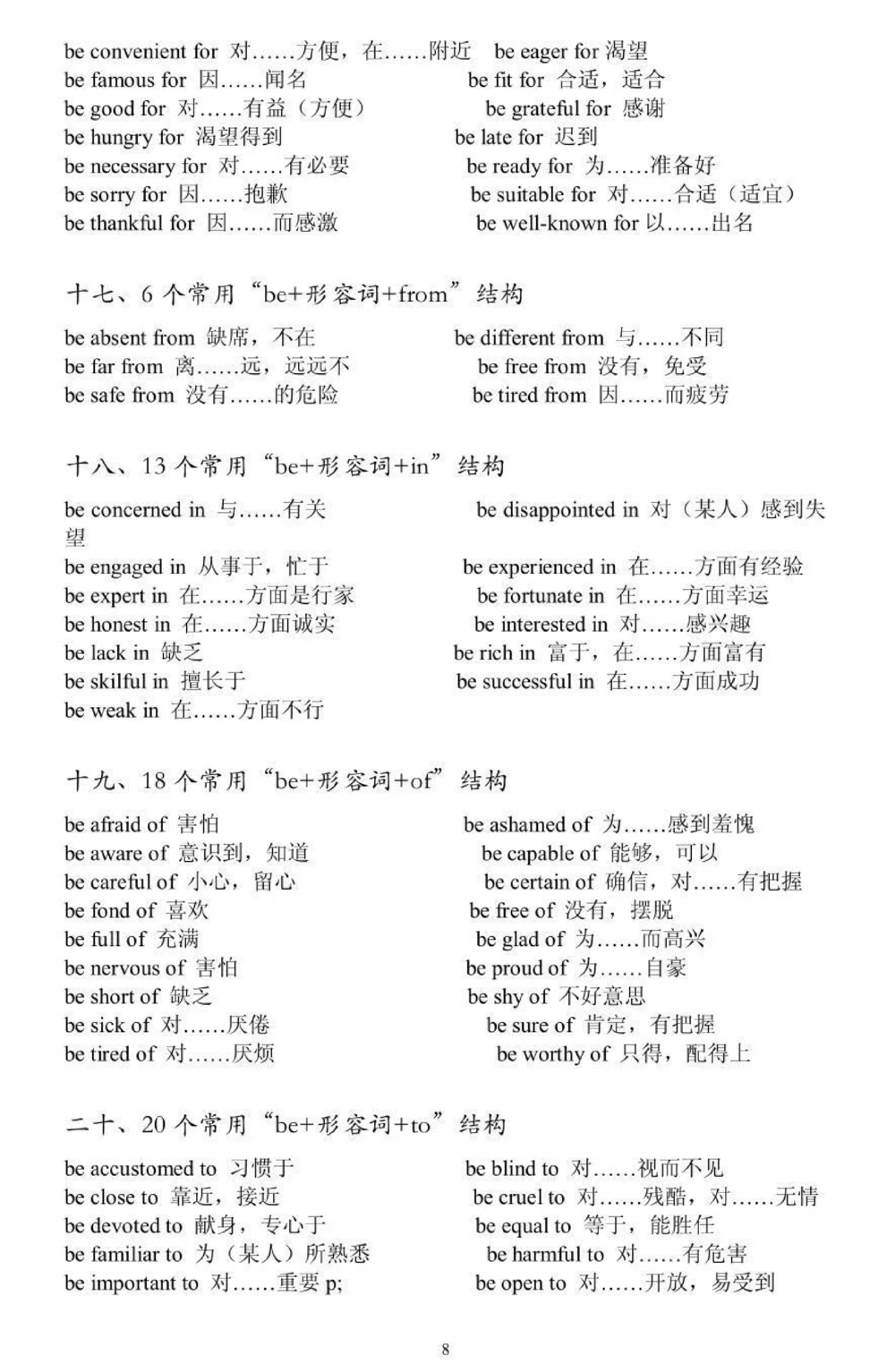高中英语词组固定搭配都在这里了，都是常考常用的，刷到这个就代表上天提醒你该背单词了#英语#高中英语#知识点总结#每天学习一点点#图文伙伴计划_中小学精品资料(高清可打印)