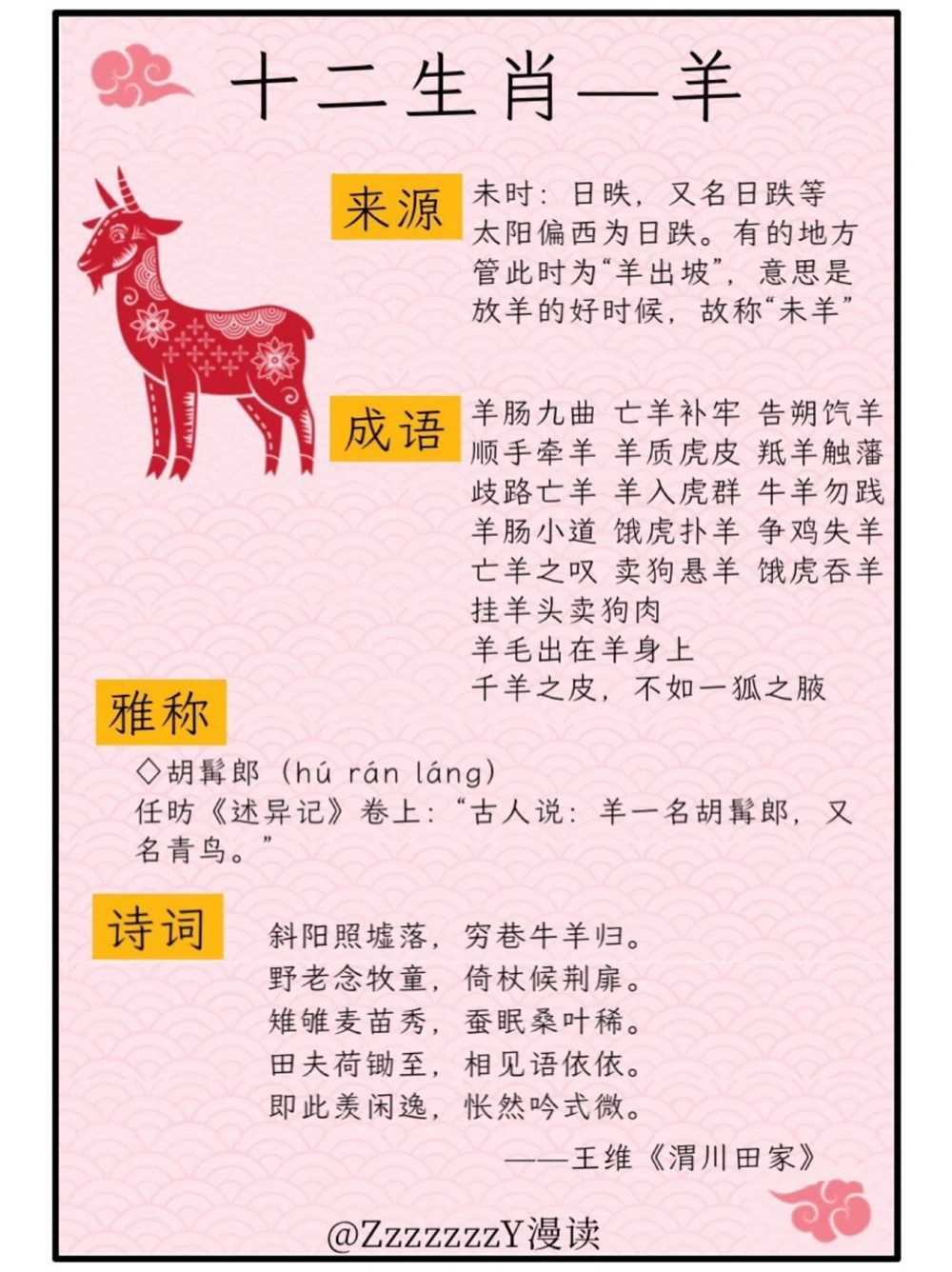 涨知识了｜十二生肖文化图鉴_中小学精品资料(高清可打印)_百科知识大全集312份高清资料整理版