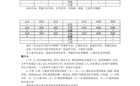 第31周逻辑推理_小学奥数举一反三1-6年级相关课程_6六年级奥数《举一反三》配套讲义课件_举一反三6年级配套教材_举一反三-六年级奥数分册