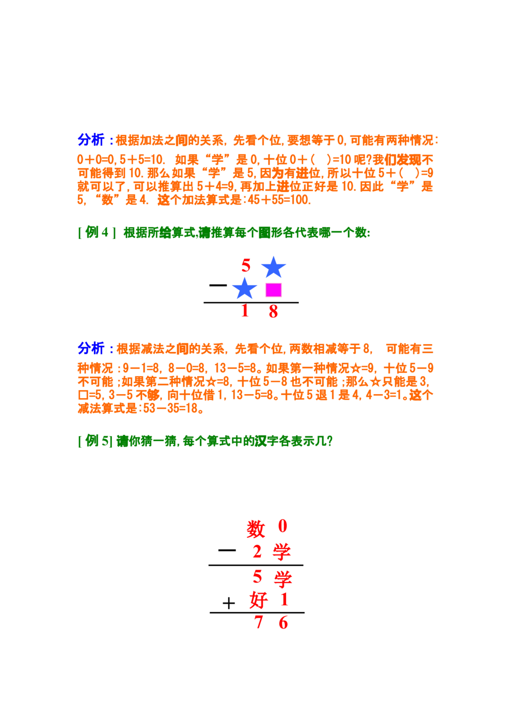 第六讲数字谜_小学奥数举一反三1-6年级相关课程_奥数分专题题型与解题思路_小学奥数知识讲解